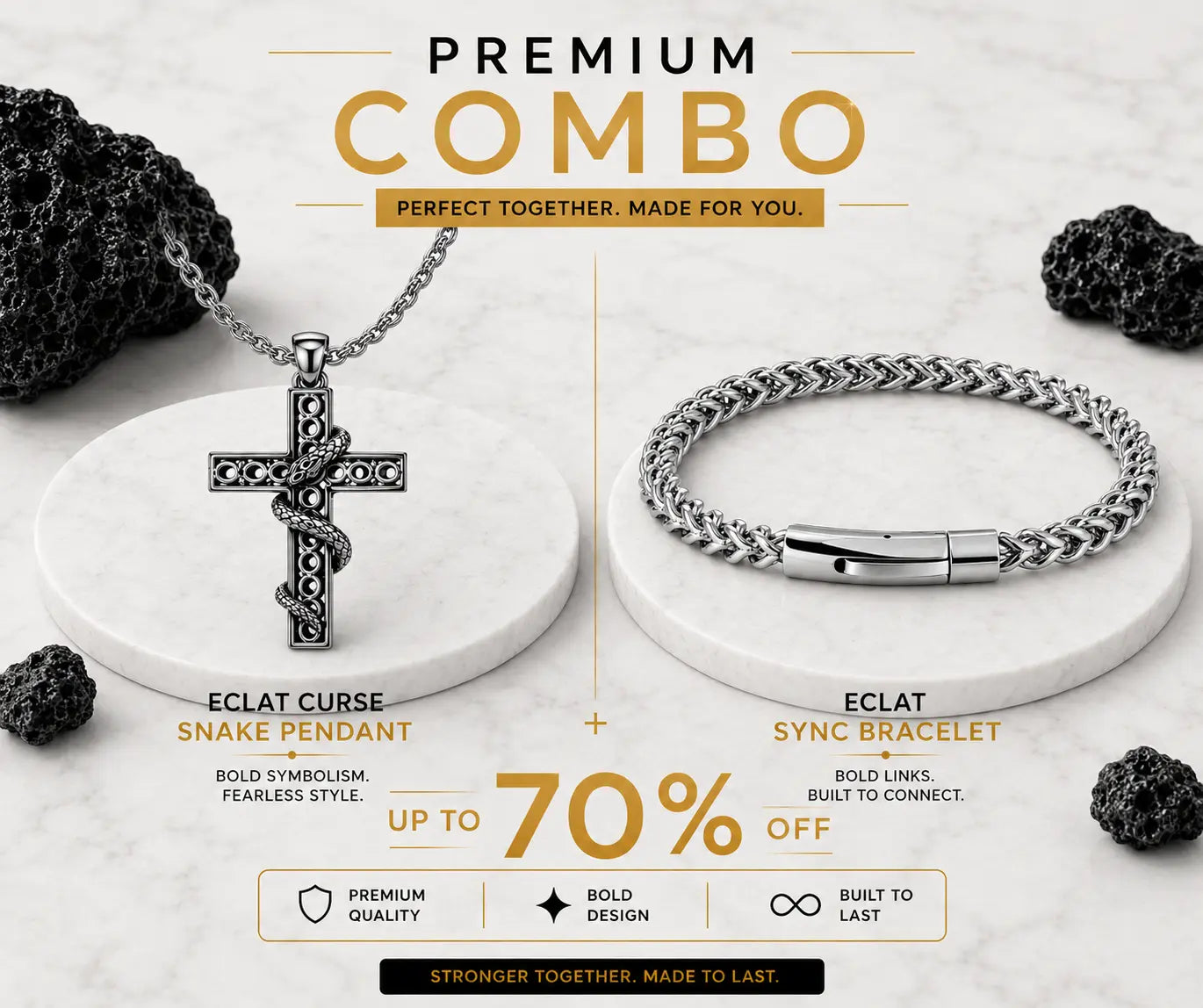 SYNC BRACELET+ CURSE SNAKE PENDANT|COMBO